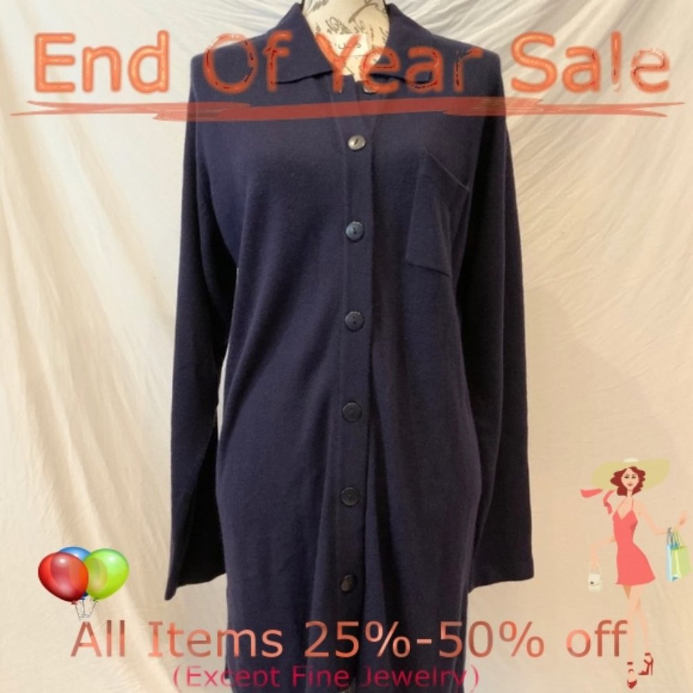 Bizzit Navy Lightweight Sweater Size M